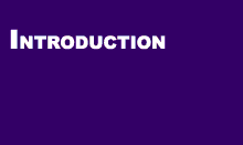 Introduction